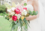 Pink and Yellow Bouquets