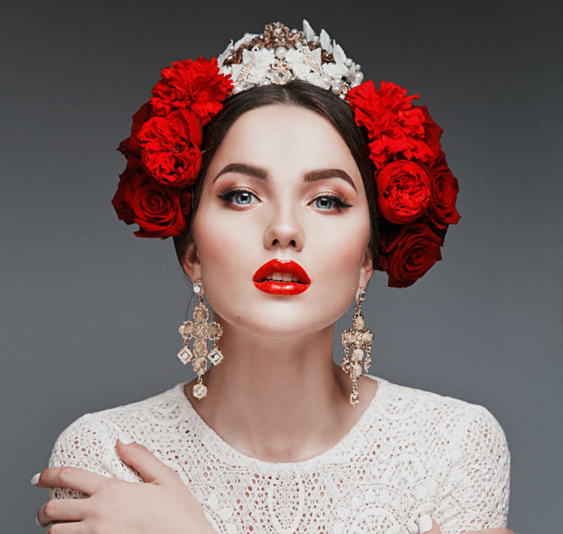 Russian-Inspired Bridal Fashion