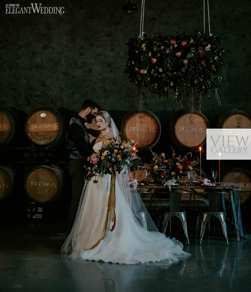 Dark & Moody Winter Wedding