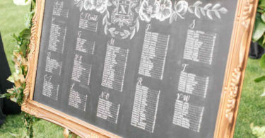 Chalkboard Seating Chart