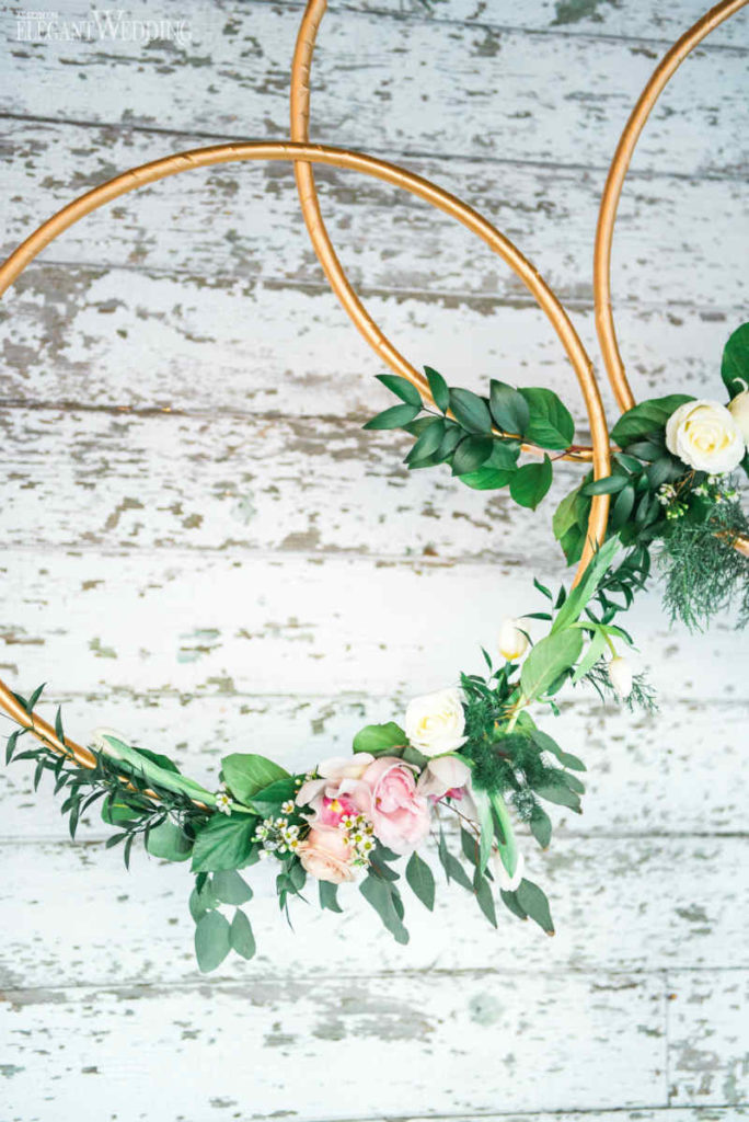 Wedding Floral Hoops