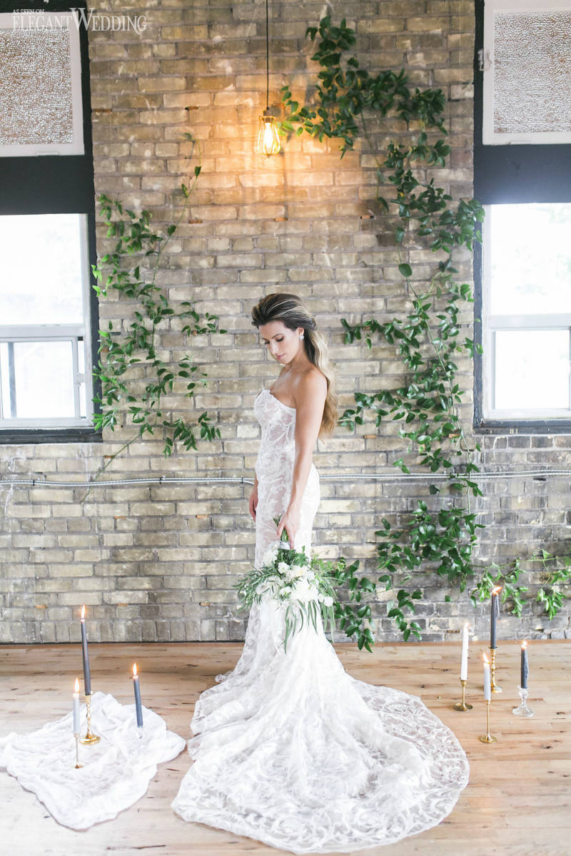 Organic Wedding with an Industrial Setting