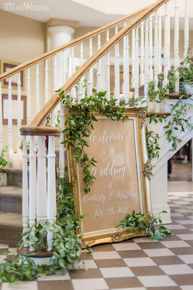 Greenery Staircase Decor