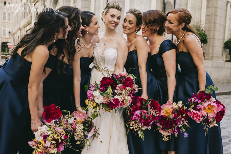 Burgundy Bridal Bouquets