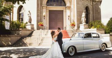 A Black & Gold Black Tie Wedding