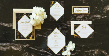 Marble Wedding Invitations