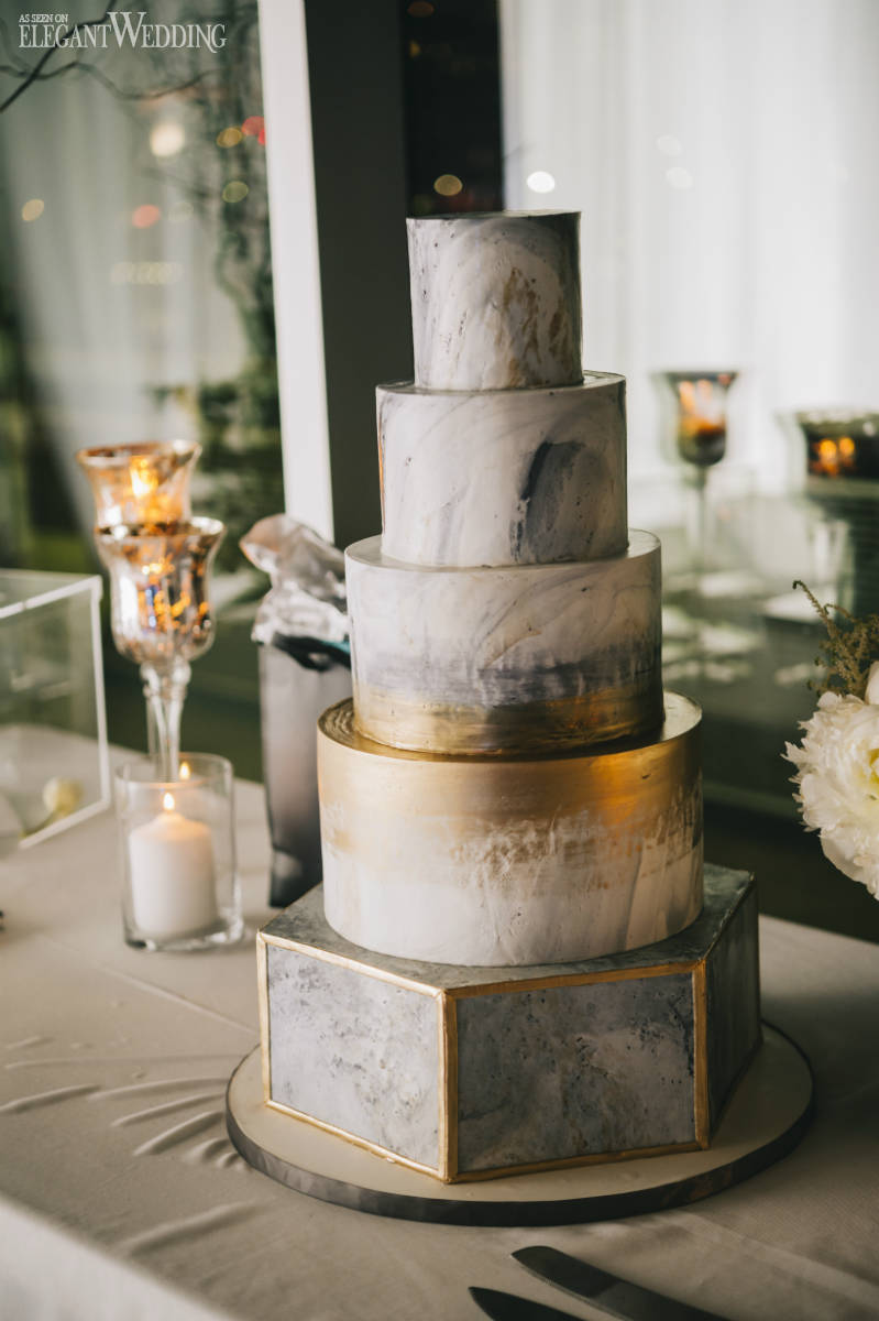 Marble Wedding Cakes