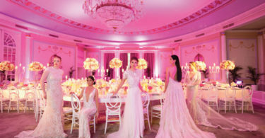 Elegant Pink Wedding Filled with Candles