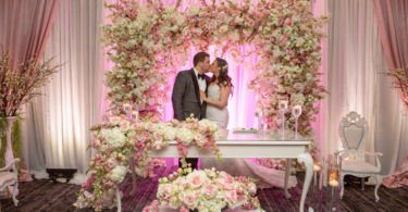 Glamorous Pink Floral Wedding Theme