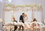 Gorgeous White and Gold Wedding with Orchids