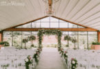 Elegant Garden Wedding with Shades of Purple