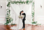 A Neutral Wedding Palette with Greenery