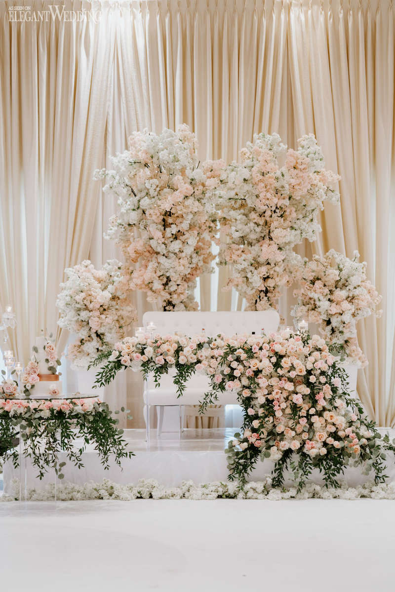 Luxury Blush Wedding Table Setting