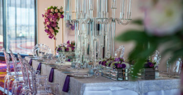 Glamorous Ultraviolet Surprise Engagement Party