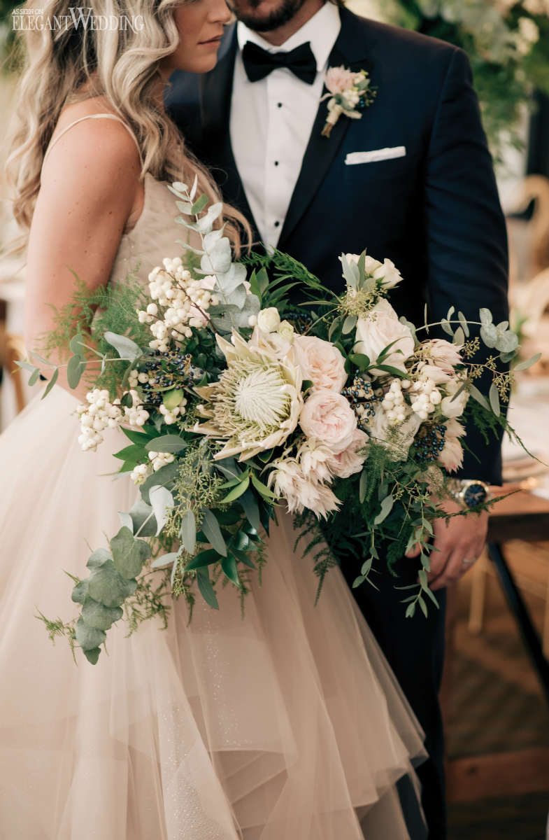 King Protea Wedding Bouquet