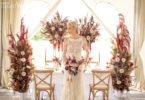 Bohemian Burgundy & Pampas Grass Wedding