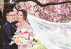 Contemporary Wedding with Fuchsia Flowers