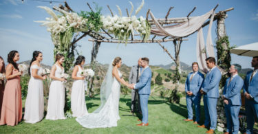 Pampas Grass Wedding Ceremony