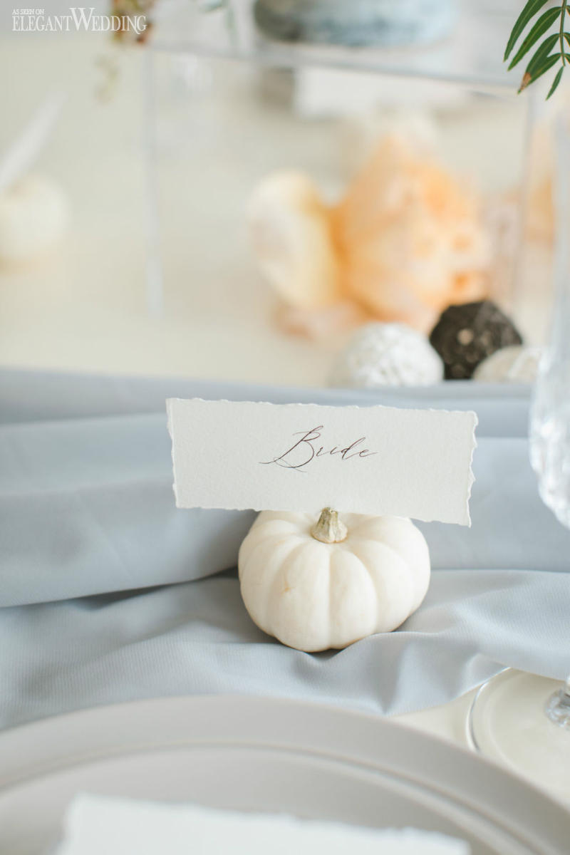 Mini Pumpkin Name Cards