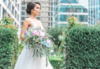 rustic garden wedding theme in the city