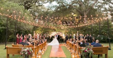 rustic outdoor wedding