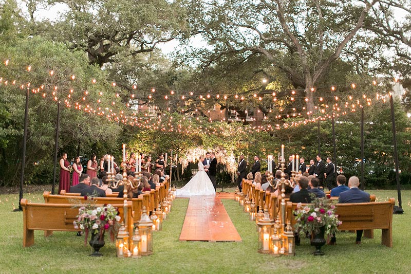 rustic outdoor wedding