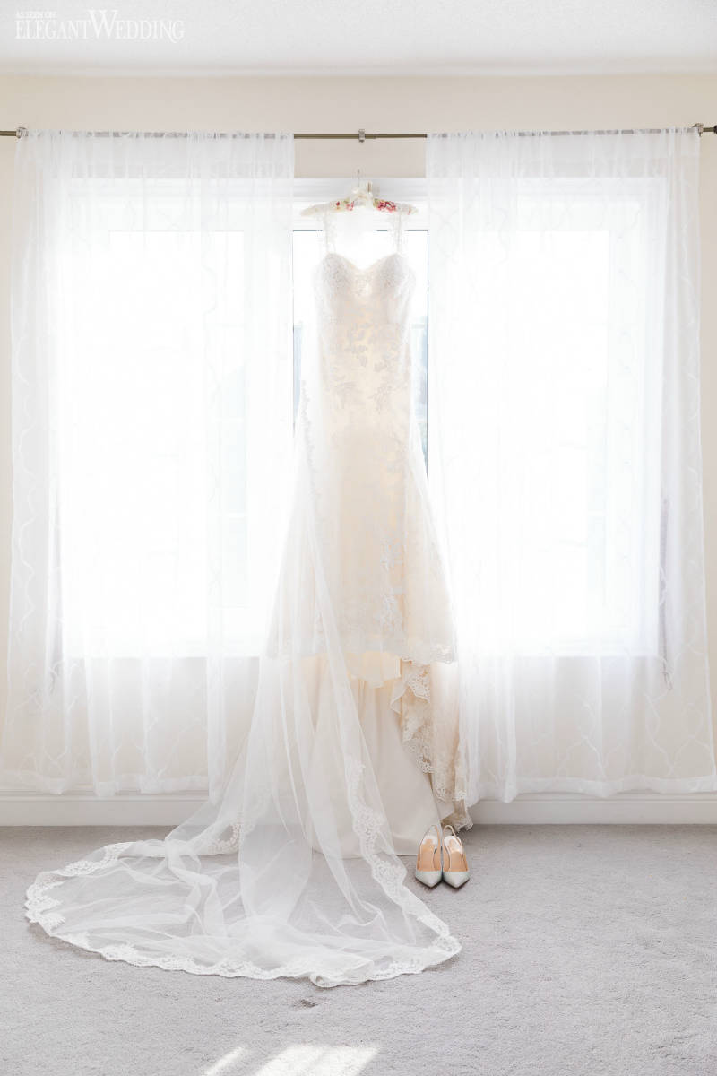 vintage wedding gown