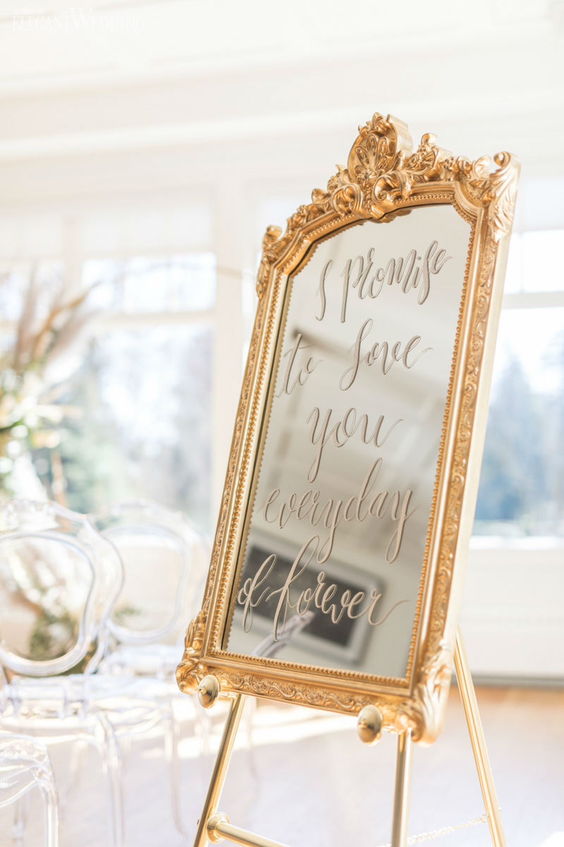 bohemian wedding mirror