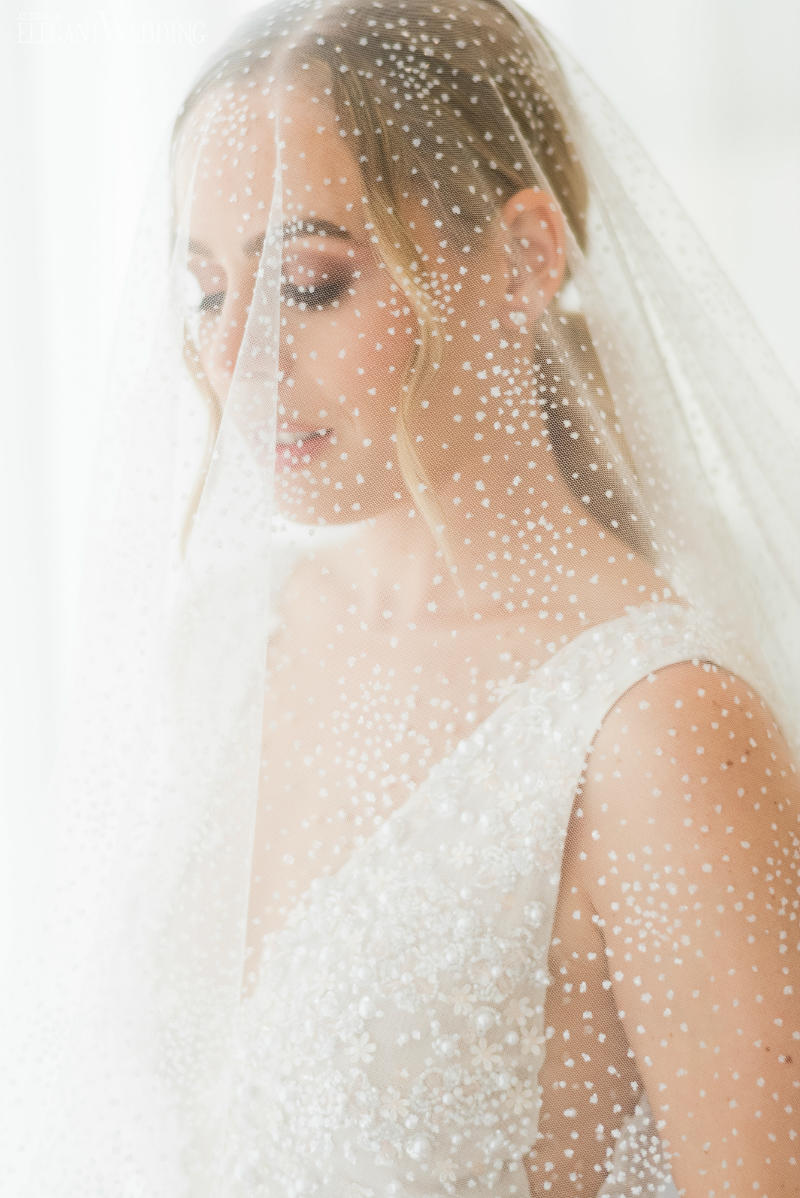 fairytale wedding theme, bride with veil