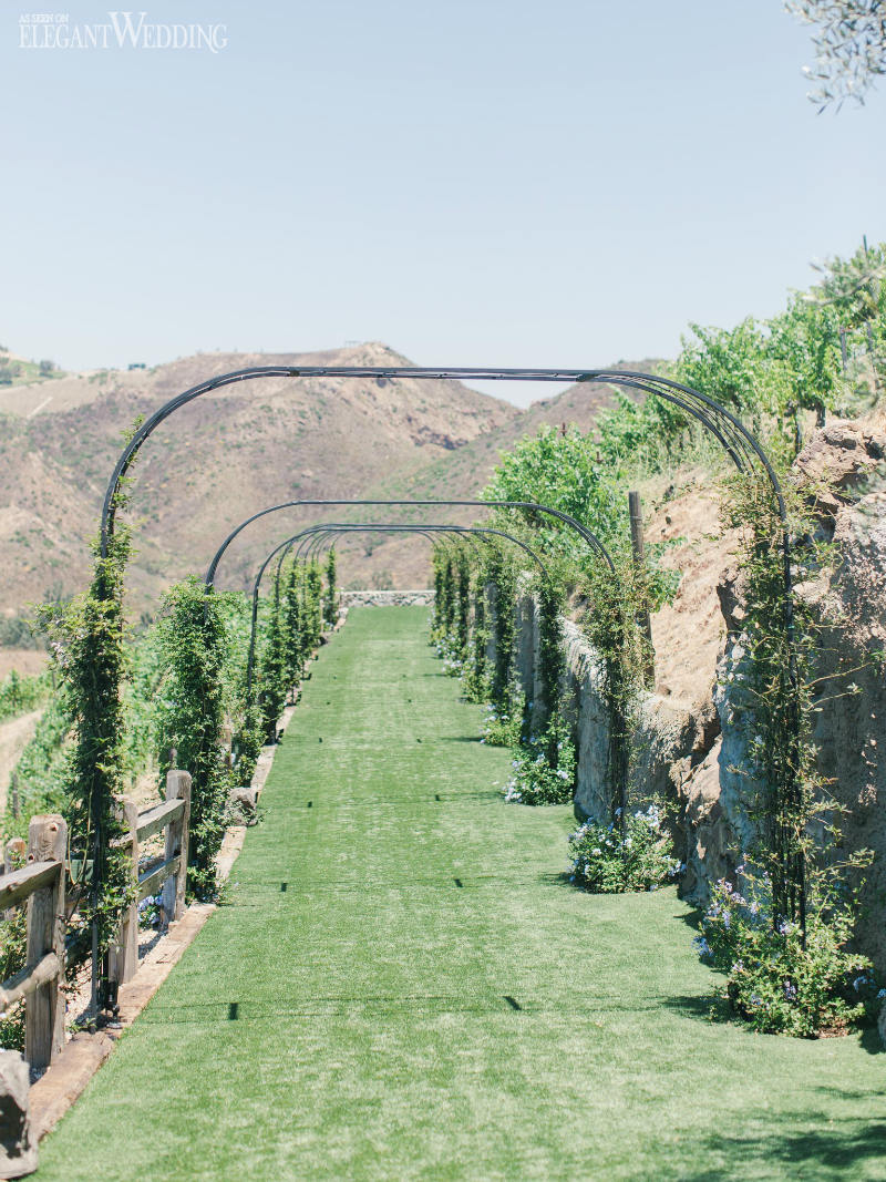 dreamy garden wedding, winery