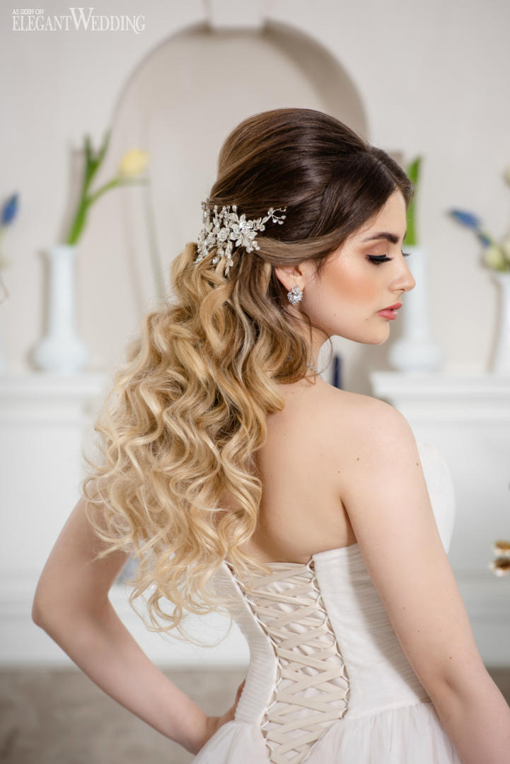 Hampton's wedding hair style