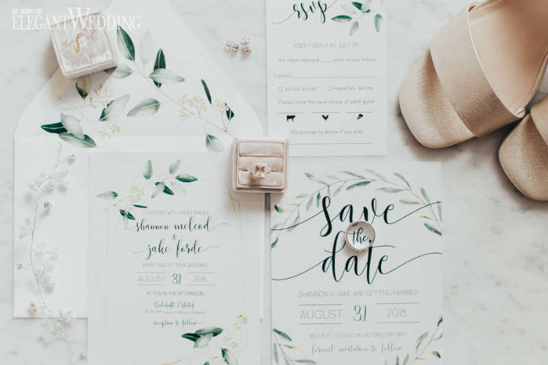 barn wedding invitation theme