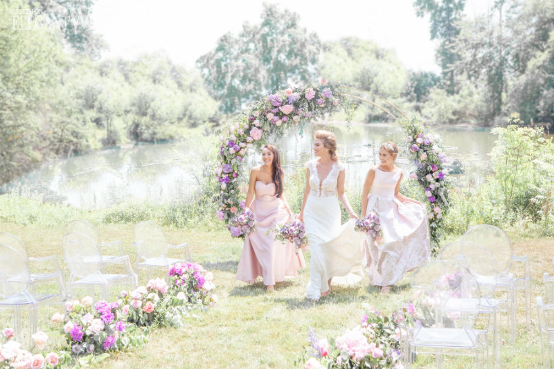 whimsical garden wedding