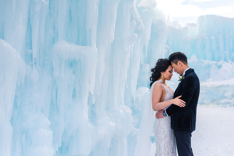 ice castle wedding theme