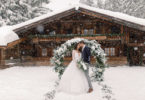 winter wedding arch