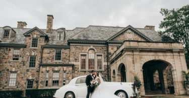 black and white opulent wedding theme