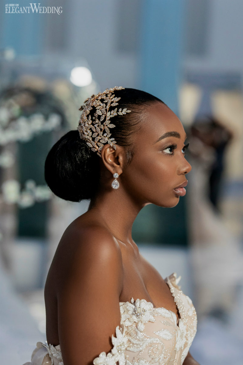 Winter wonderland wedding theme head piece