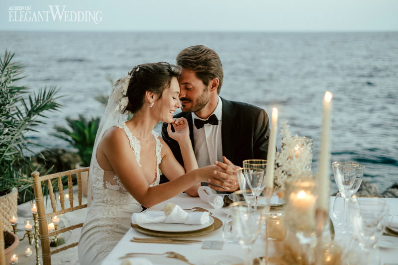 chic and elegant destination wedding