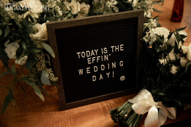 wedding day signs