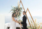 destination elopement ceremony in Greece