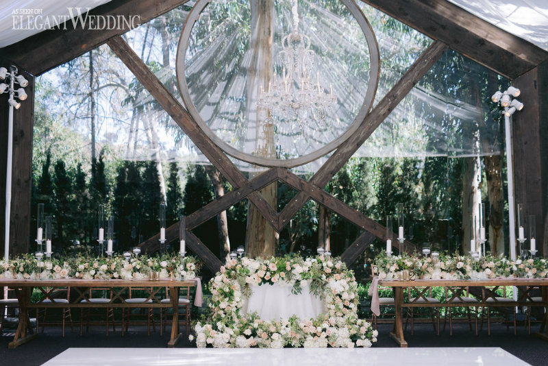 romantic rustic wedding decor