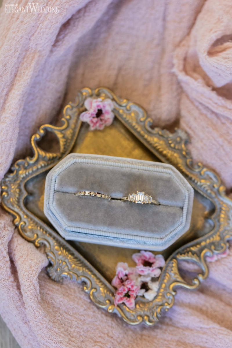 modern renaissance wedding rings