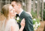 bride and groom in a whimsical wedding