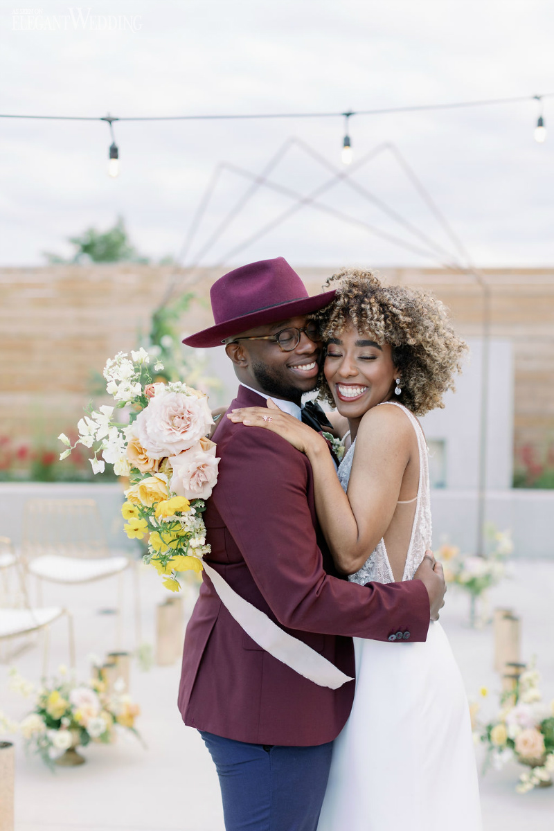 happy bride