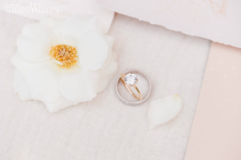 diamond ring in a pink ring box