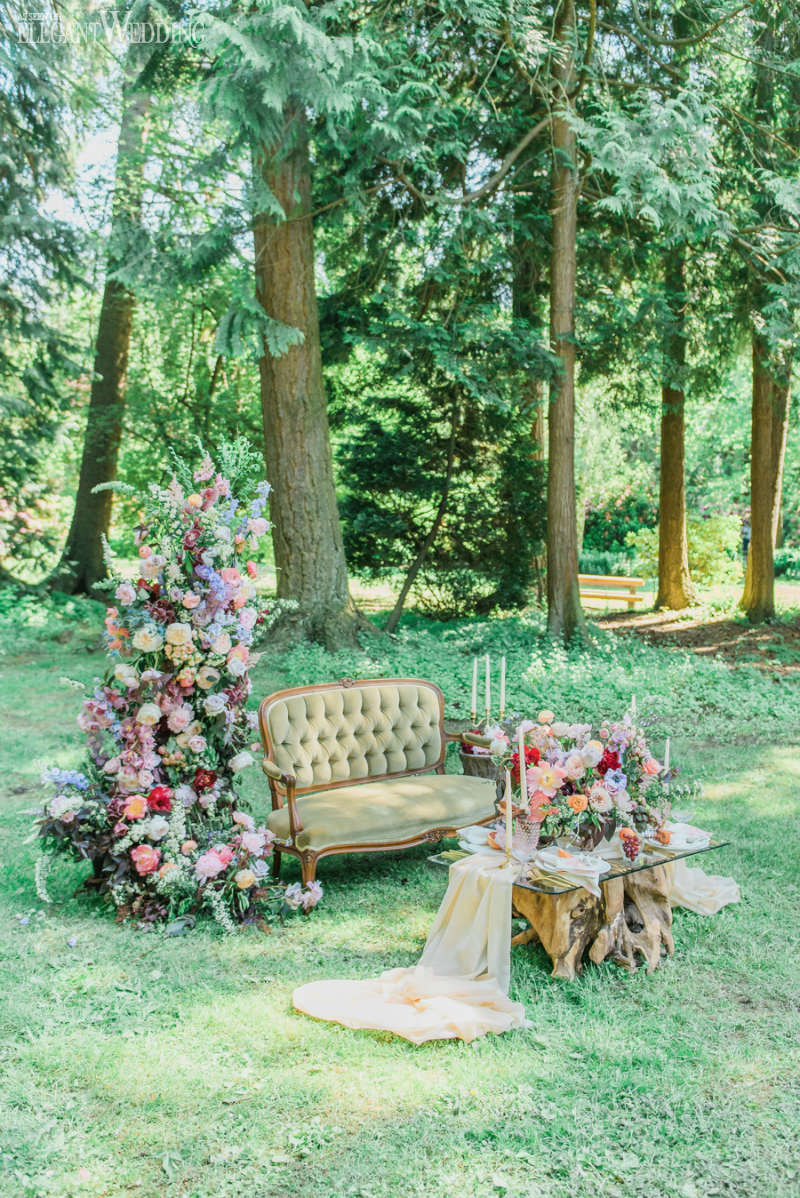 sweet heart table setting