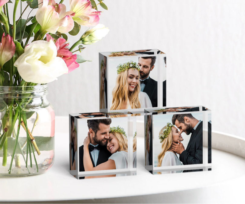 wedding photos into home decor