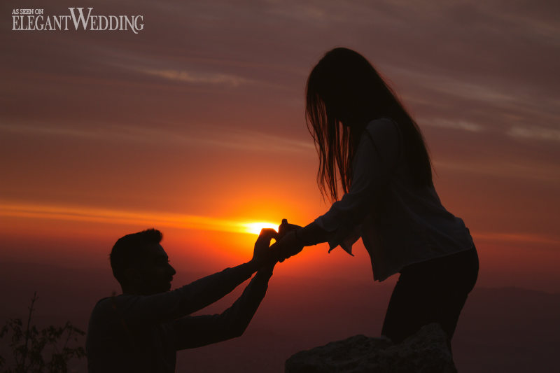 wedding proposal using nature as your backdrop