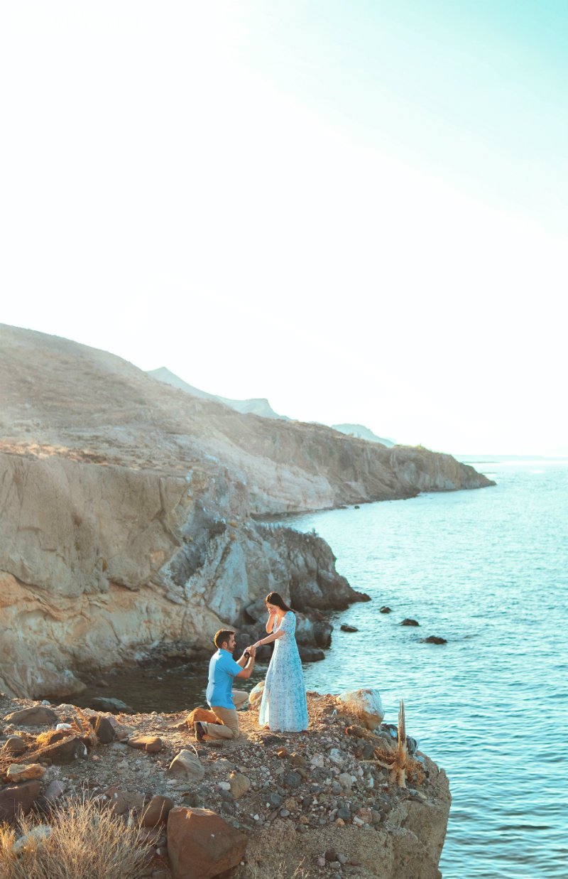 wedding proposal using nature as your backdrop