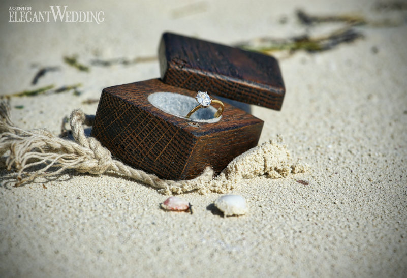 wedding proposal using nature as your backdrop diamond ring in a box